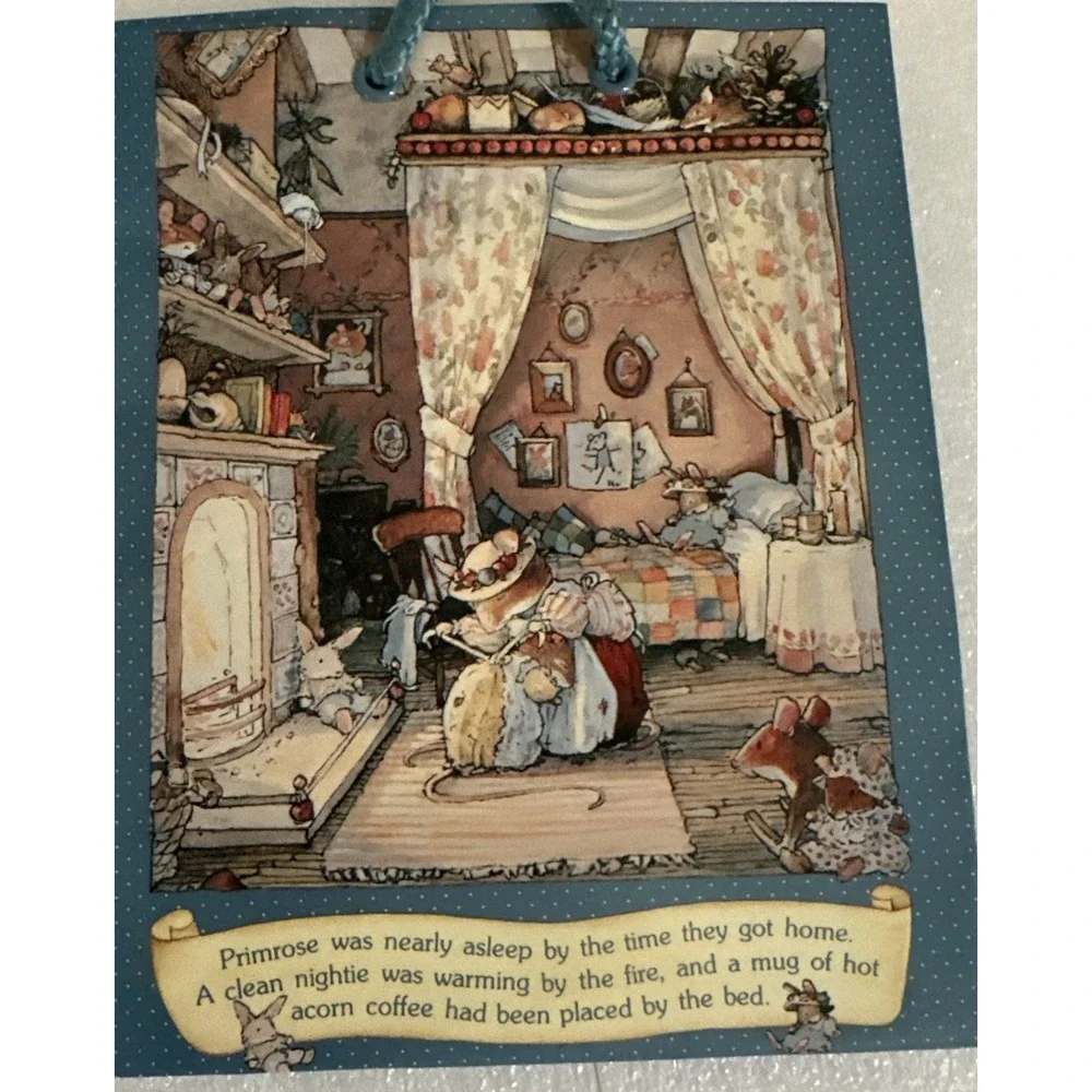 New Brambly Hedge Small Gift Bag Jill Barklem 1990